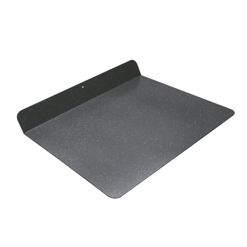 casaWare Toaster Oven 12 x 11-Inch Baking Sheet with a 1.5-Inch Handle (Silver Granite) - Image 3